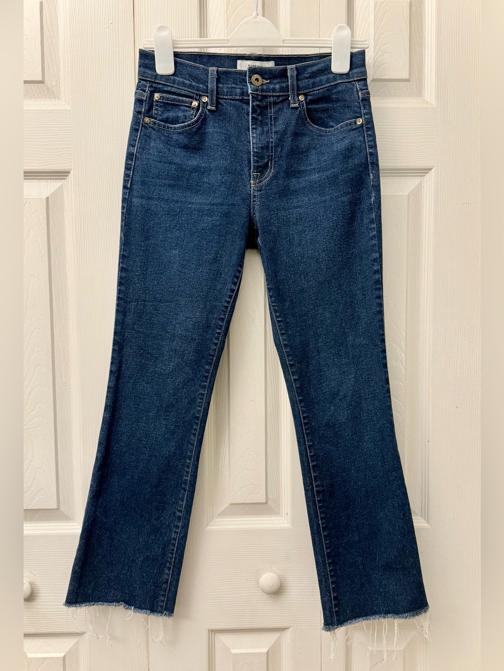 Pistola Size 26 Straight Leg Raw Hem Frayed Jeans